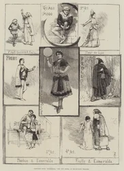 Sketches from Esmeralda, the New Opera, at Drury-Lane Theatre
